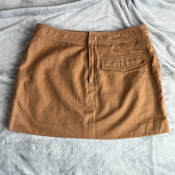 🎯NWOT Helmut Lang Patch Pocket Mini Skirt Tan Size 6 - Picture 5 of 10